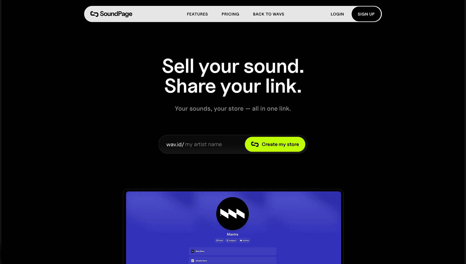 SoundPage screenshot 1